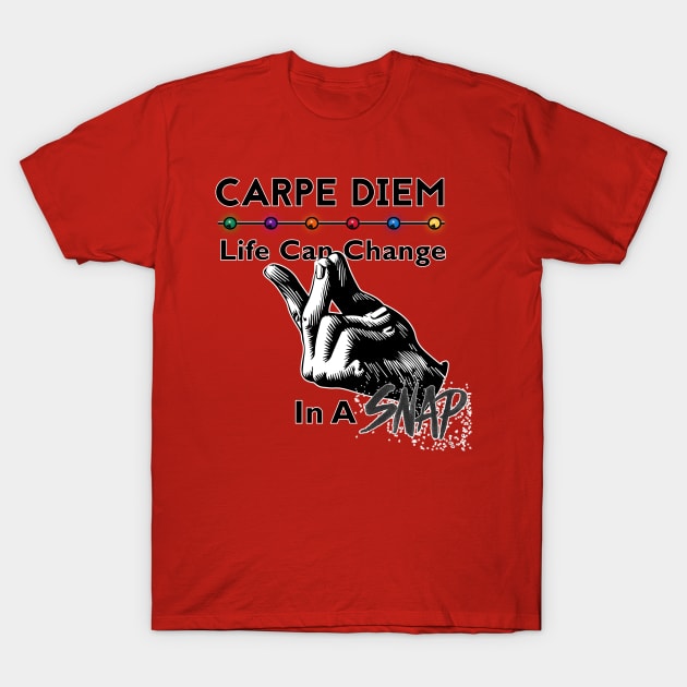 Carpe Diem (gems) T-Shirt by UnOfficialThreads